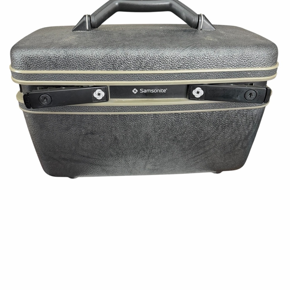 Samsonite Vintage Profile II Train Case Gray Luggage - Picture 3 of 9
